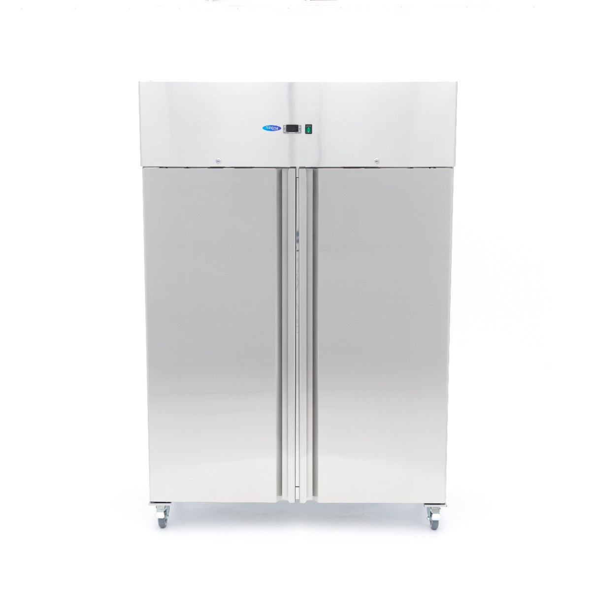 Frigorífico - Profesional - 800L - 6 Estantes Regulables - Acero Inoxidable - sobre Ruedas