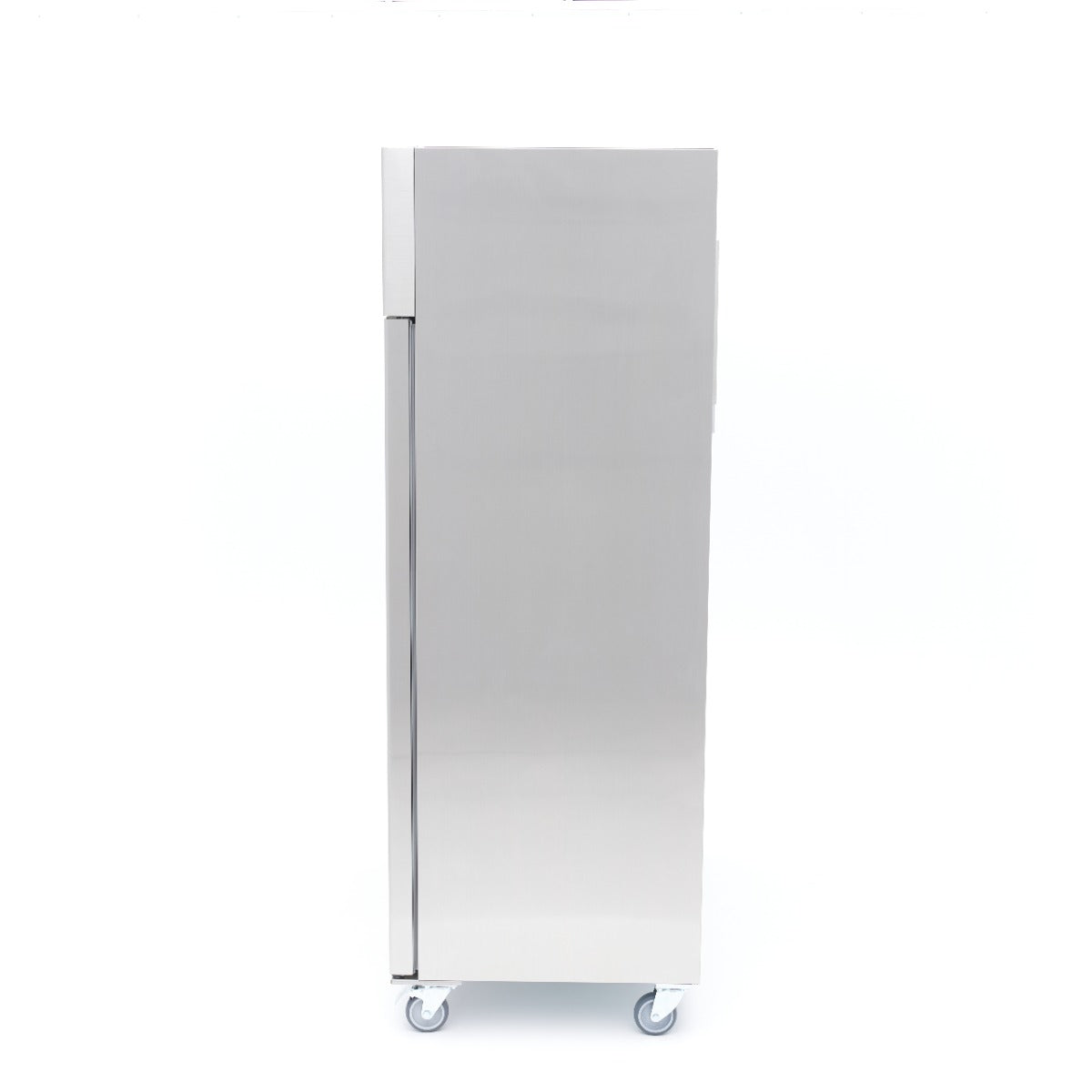 Frigorífico - Profesional - 800L - 6 Estantes Regulables - Acero Inoxidable - sobre Ruedas