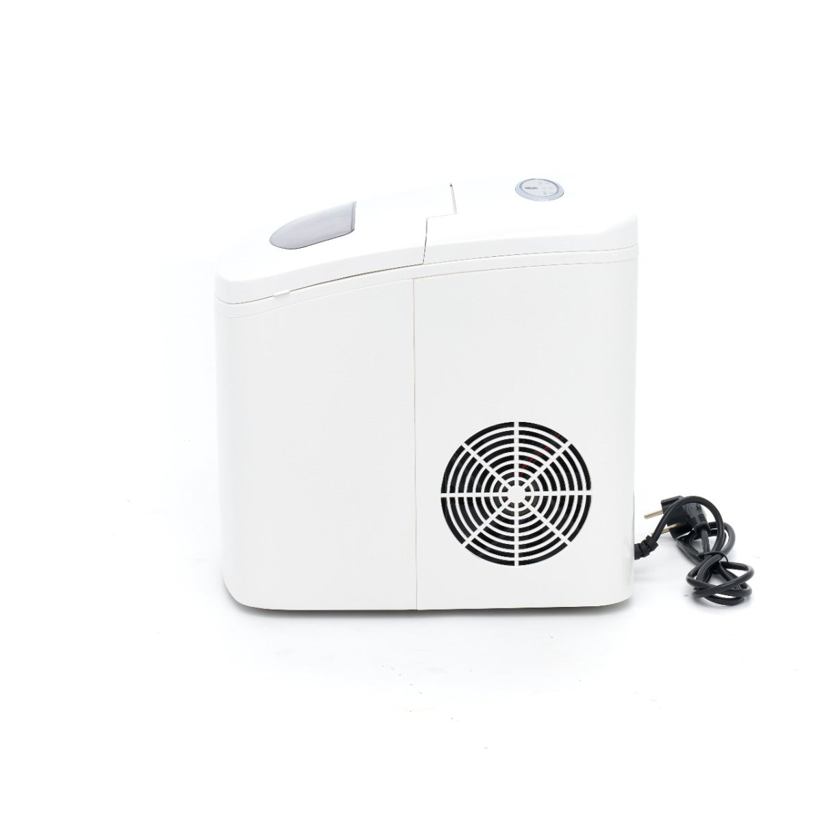 Macchina per ghiaccio - Professionale - 10-12 kg/24 h - Cubetti a proiettile - Raffreddamento ad aria - Bianca