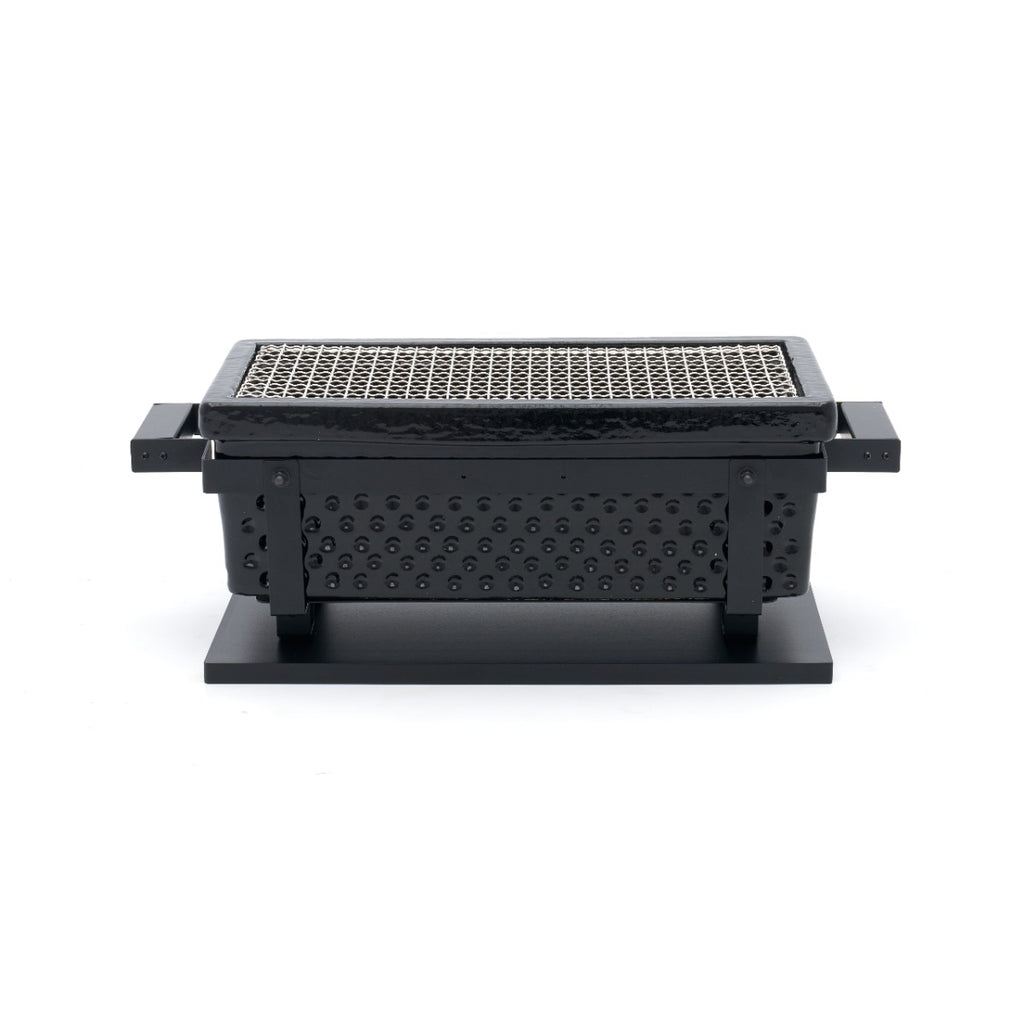 Grelhador Hibachi 40 x 22 cm - Profissional - Cerâmica - De mesa