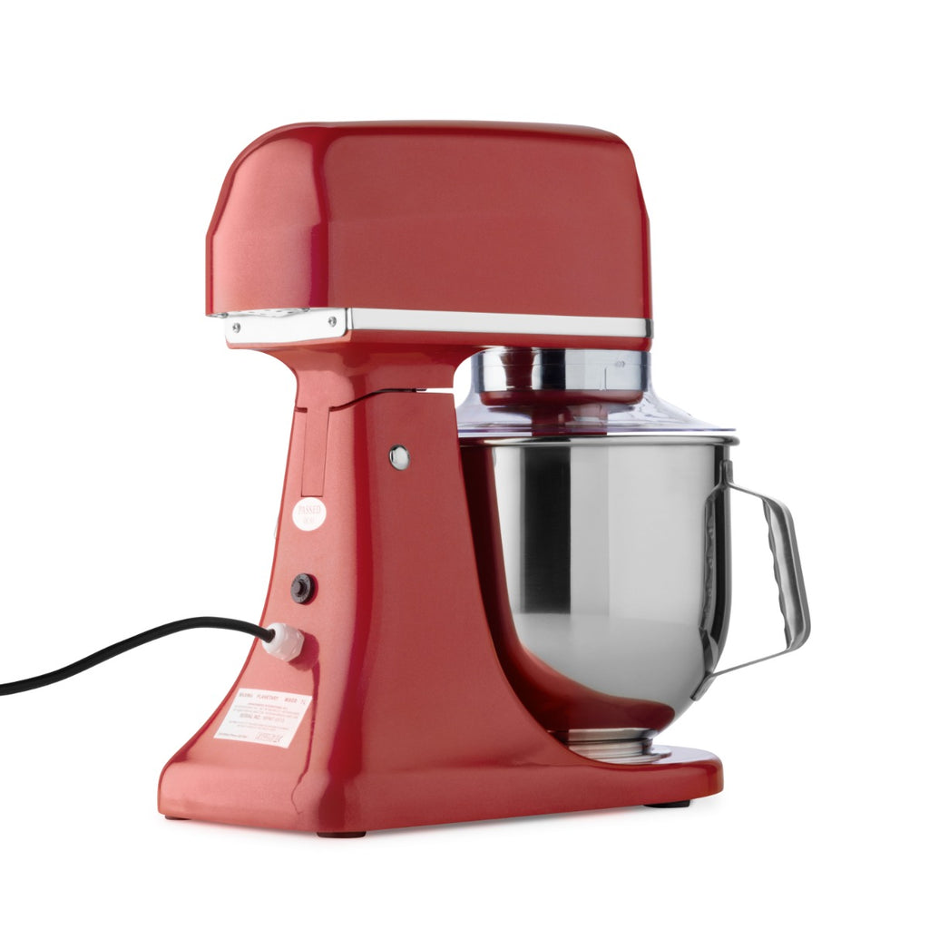 Planetenrührmaschine - Professionell - 7L - bis zu 2kg Teig - Himbeerrot