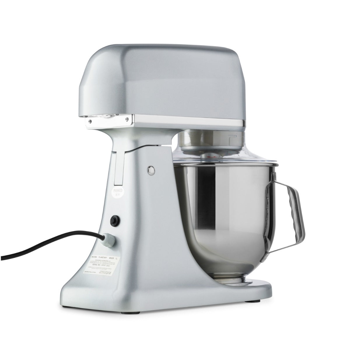 Planetenrührmaschine - Professionell - 7L - bis zu 2kg Teig - Silber