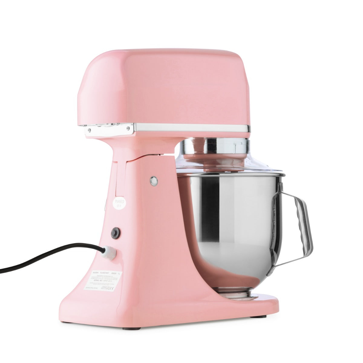 Planetenrührmaschine - Professionell - 7L - Bis 2kg Teig - Rosa