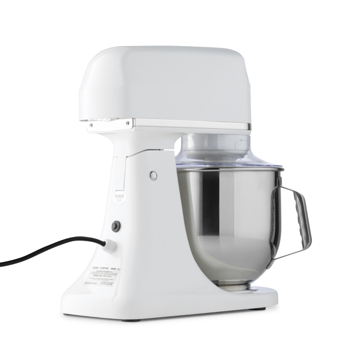 Planetenrührmaschine - Professionell - 7L - bis 2kg Teig - Weiß