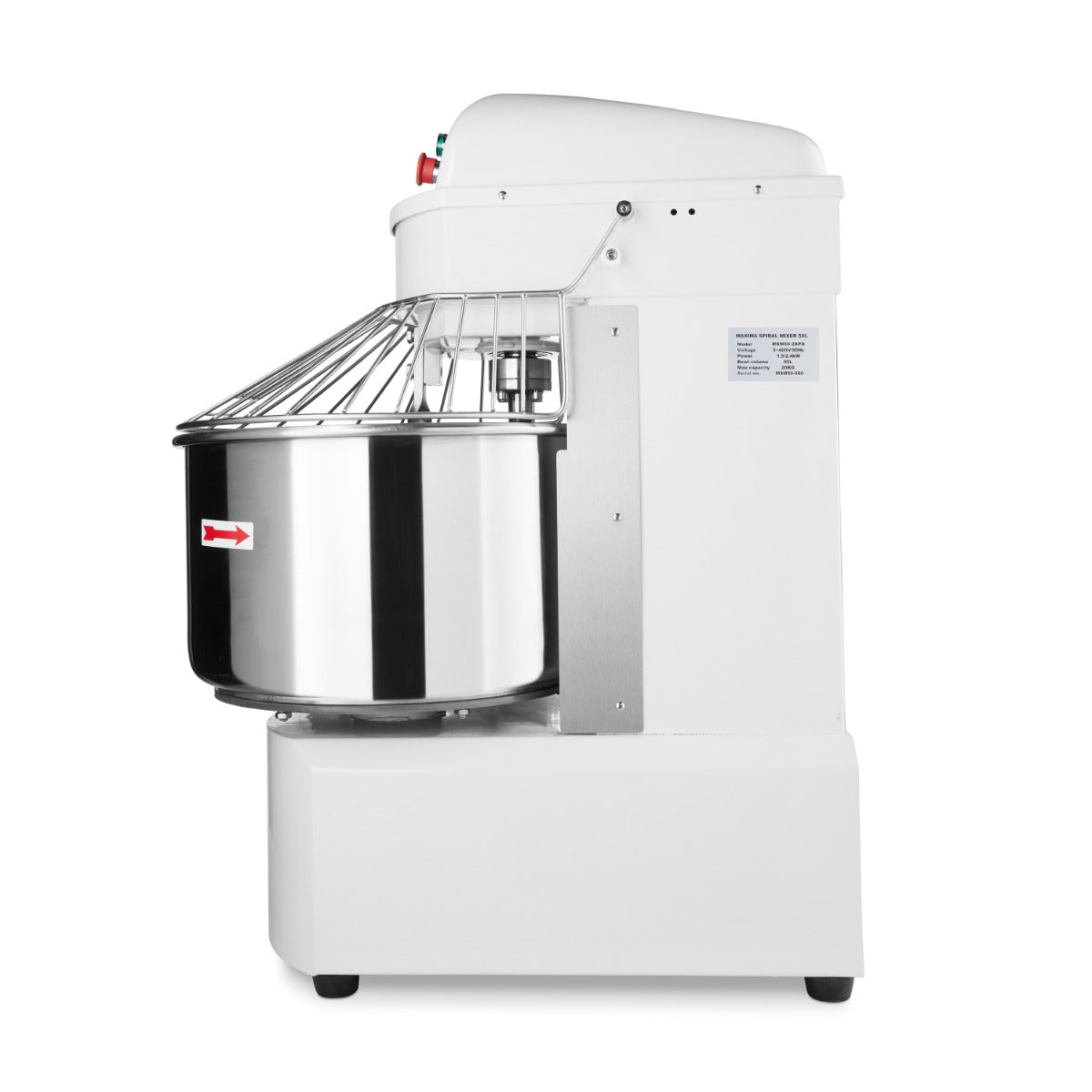 Impastatrice - Professionale - 50L - 32kg di impasto - 2 velocità