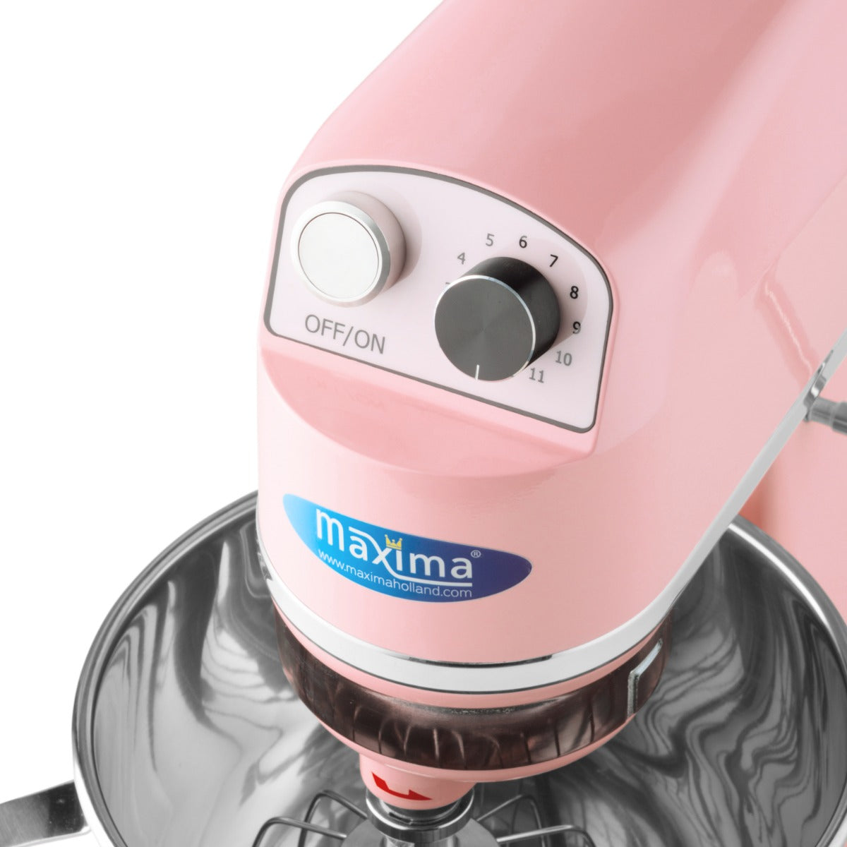 Planetenrührmaschine - Professionell - 7L - Bis 2kg Teig - Rosa