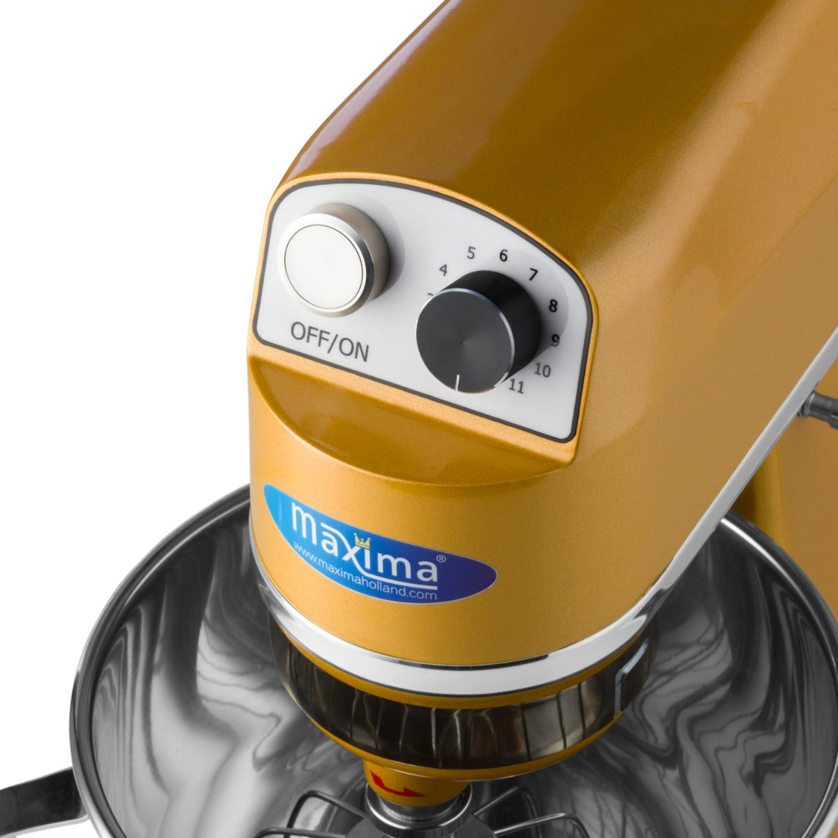 Planetenrührmaschine - Professionell - 7L - bis zu 2kg Teig - Gold