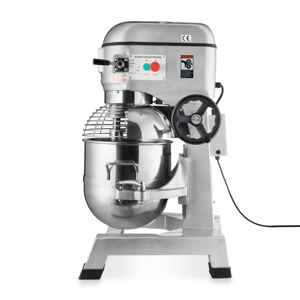 Mezcladora Planetaria - Profesional - 40L - hasta 20kg de Masa - 3 Velocidades