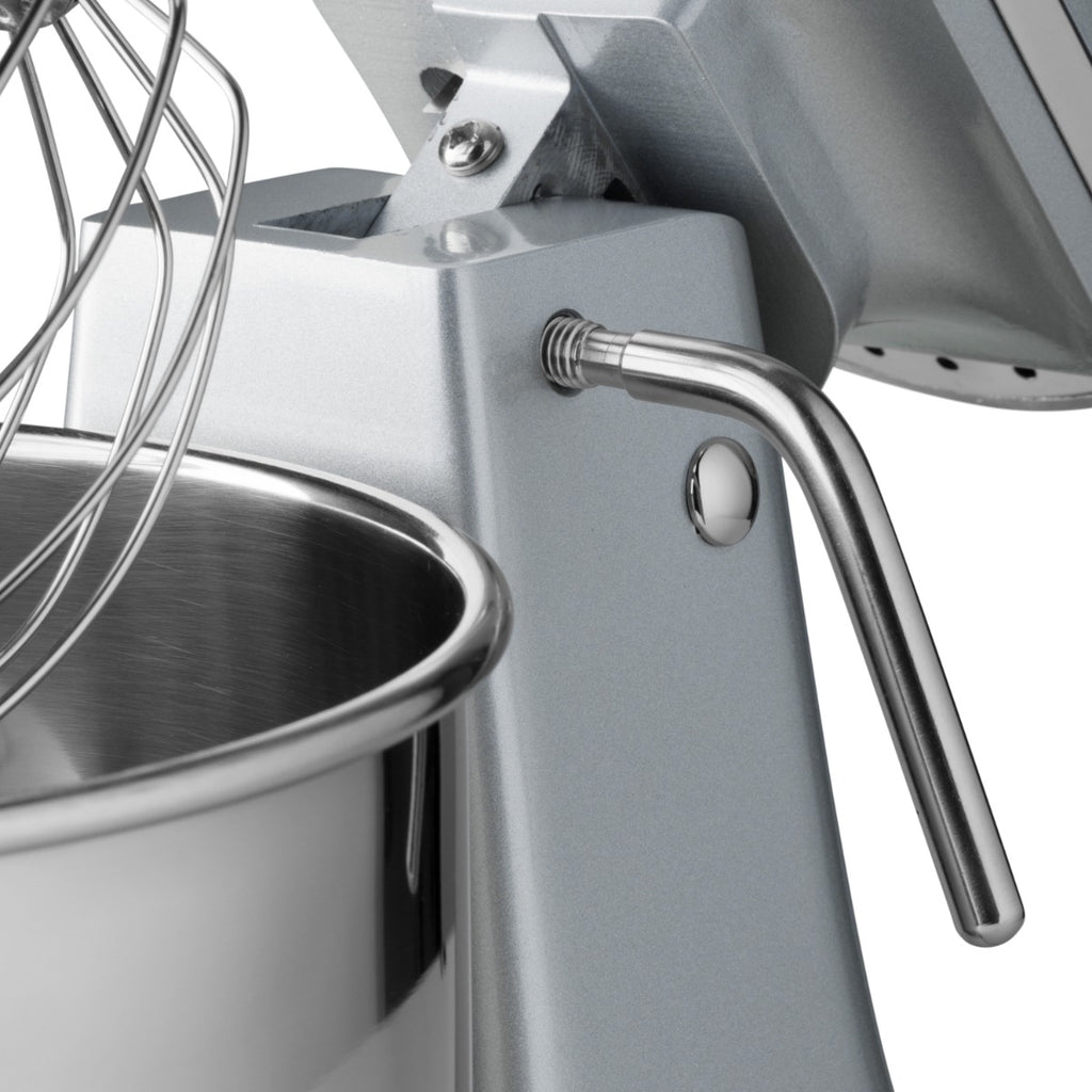 Planetenrührmaschine - Professionell - 7L - bis zu 2kg Teig - Silber