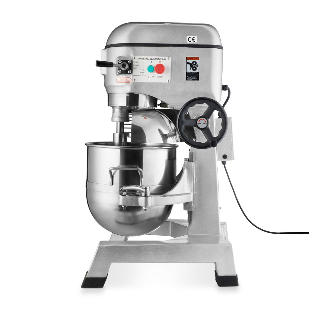 Mezcladora Planetaria - Profesional - 40L - hasta 20kg de Masa - 3 Velocidades