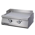 Premium-Grillplatte - Professionell - Glattes Chrom - Doppeleinheit - 90cm Tiefe - Gas