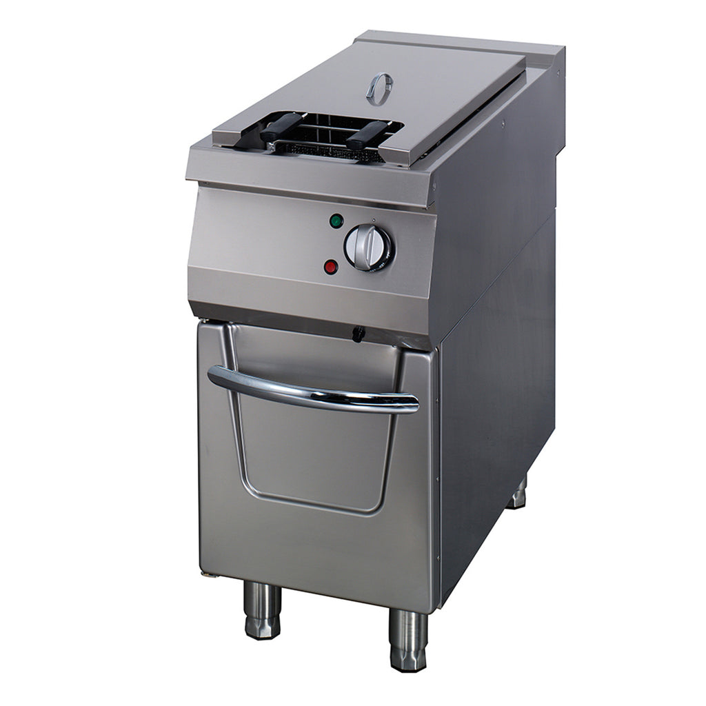 Premium-Fritteuse - Professionell - 1 x 22L - Einzelgerät - 90cm Tiefe - mit Ablasshahn - Elektrisch