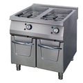 Premium Freidora - Profesional - 2 x 22L - Unidad Doble - 90cm de Profundidad - con Grifo de Vaciado - Eléctrico