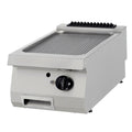Premium Plancha - Profesional - Cromo Ranurado - Unidad Individual - 90cm de Profundidad - Gas