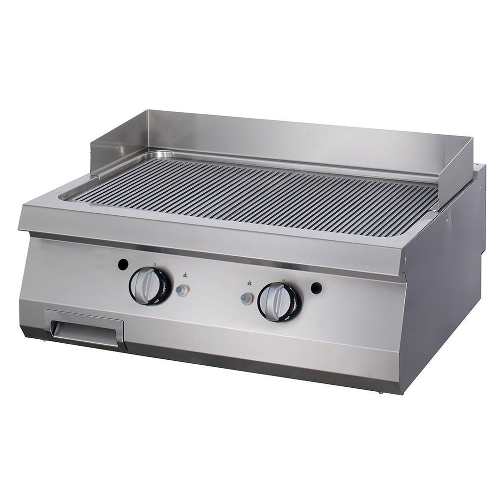 Premium Plancha - Profesional - Ranurado - Unidad Doble - 90cm de Profundidad - Eléctrico
