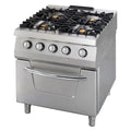 Premium Estufa de Cocina - Profesional - 4 Quemadores - Unidad Doble - 90cm de Profundidad - Gas