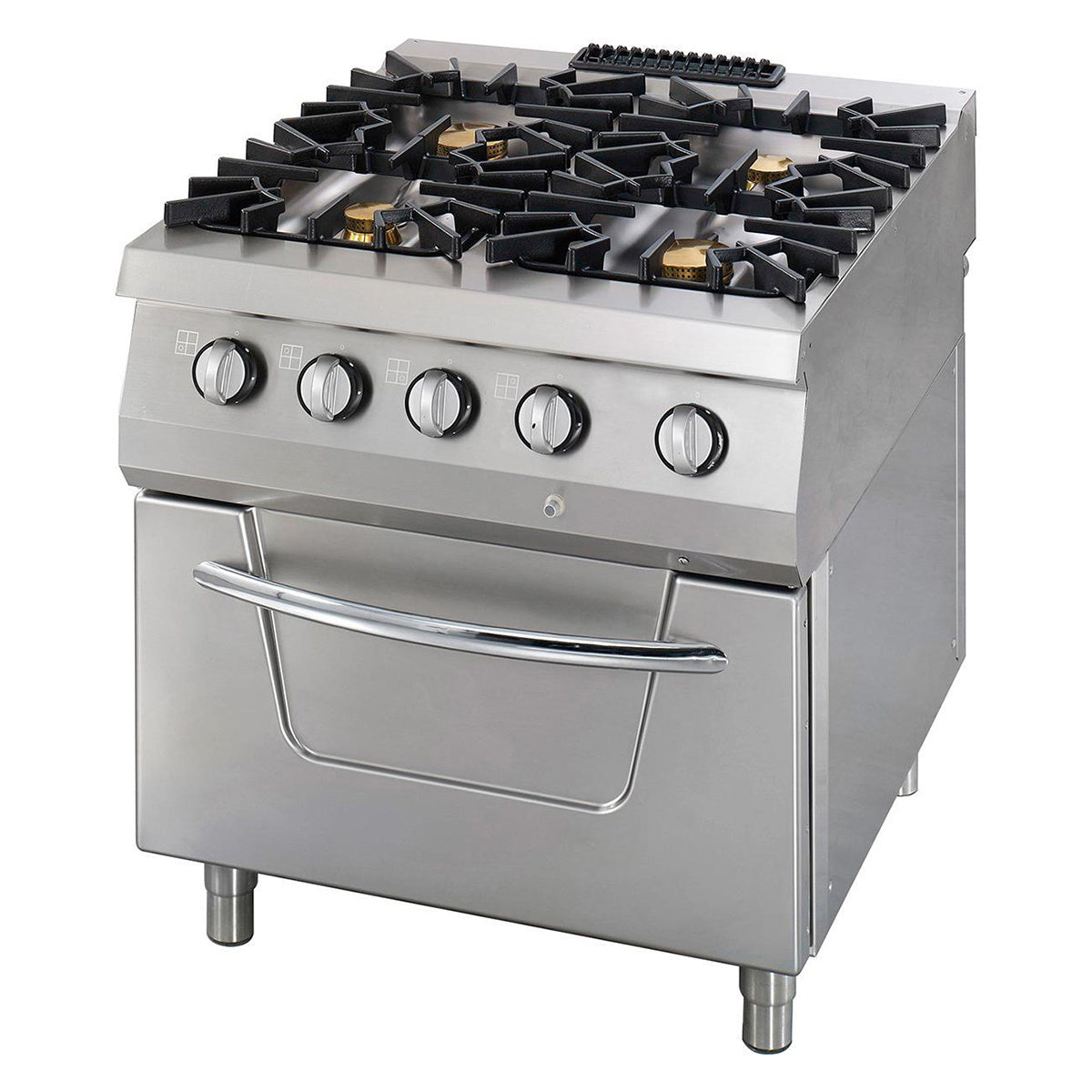 Premium Estufa de Cocina - Profesional - 4 Quemadores - Unidad Doble - 90cm de Profundidad - Gas