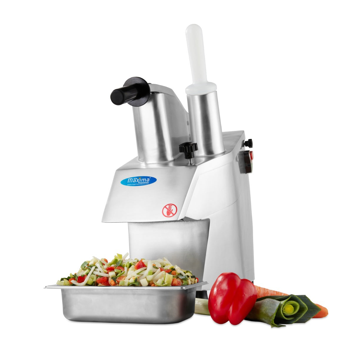 Gemüseschneider - Professionell - Bis 450kg/h - Inklusive 5 Schneidscheiben