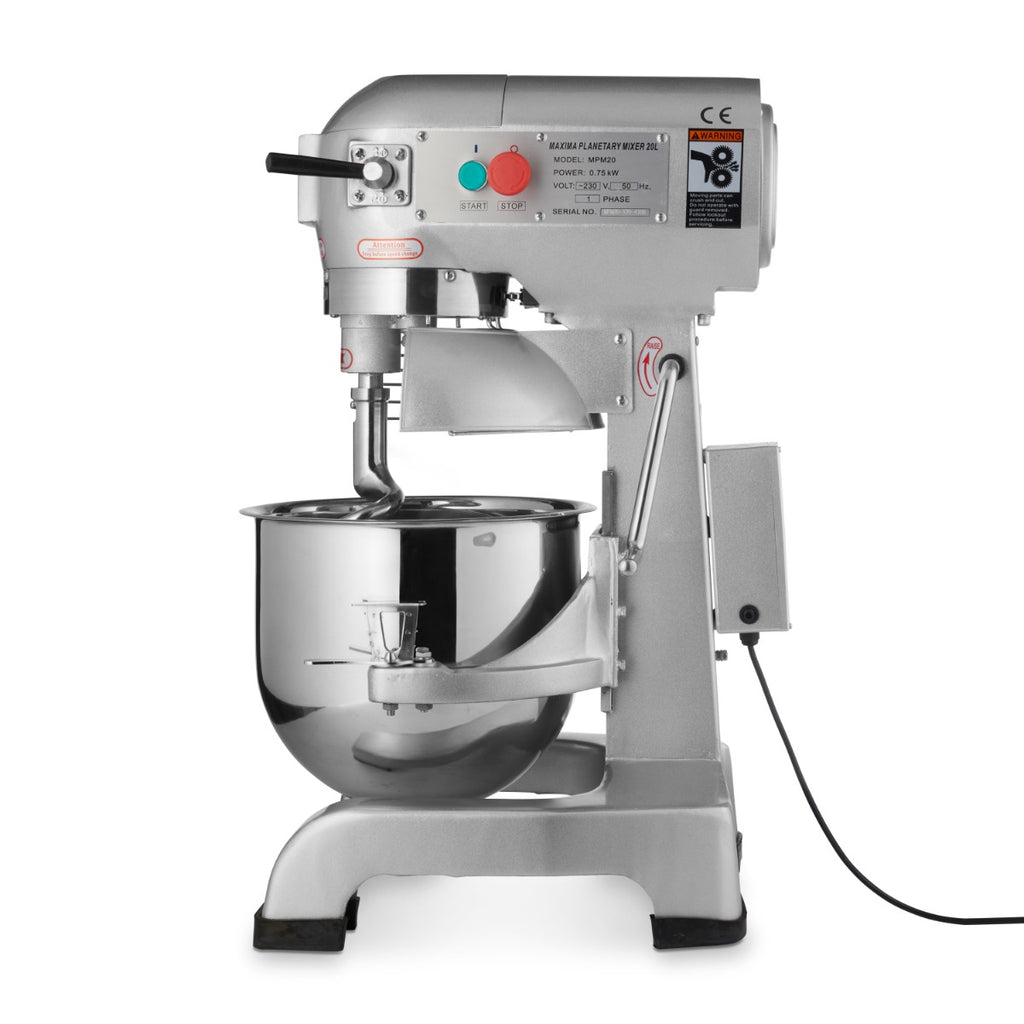 Mezcladora Planetaria - Profesional - 20L - hasta 10kg de Masa - 3 Velocidades