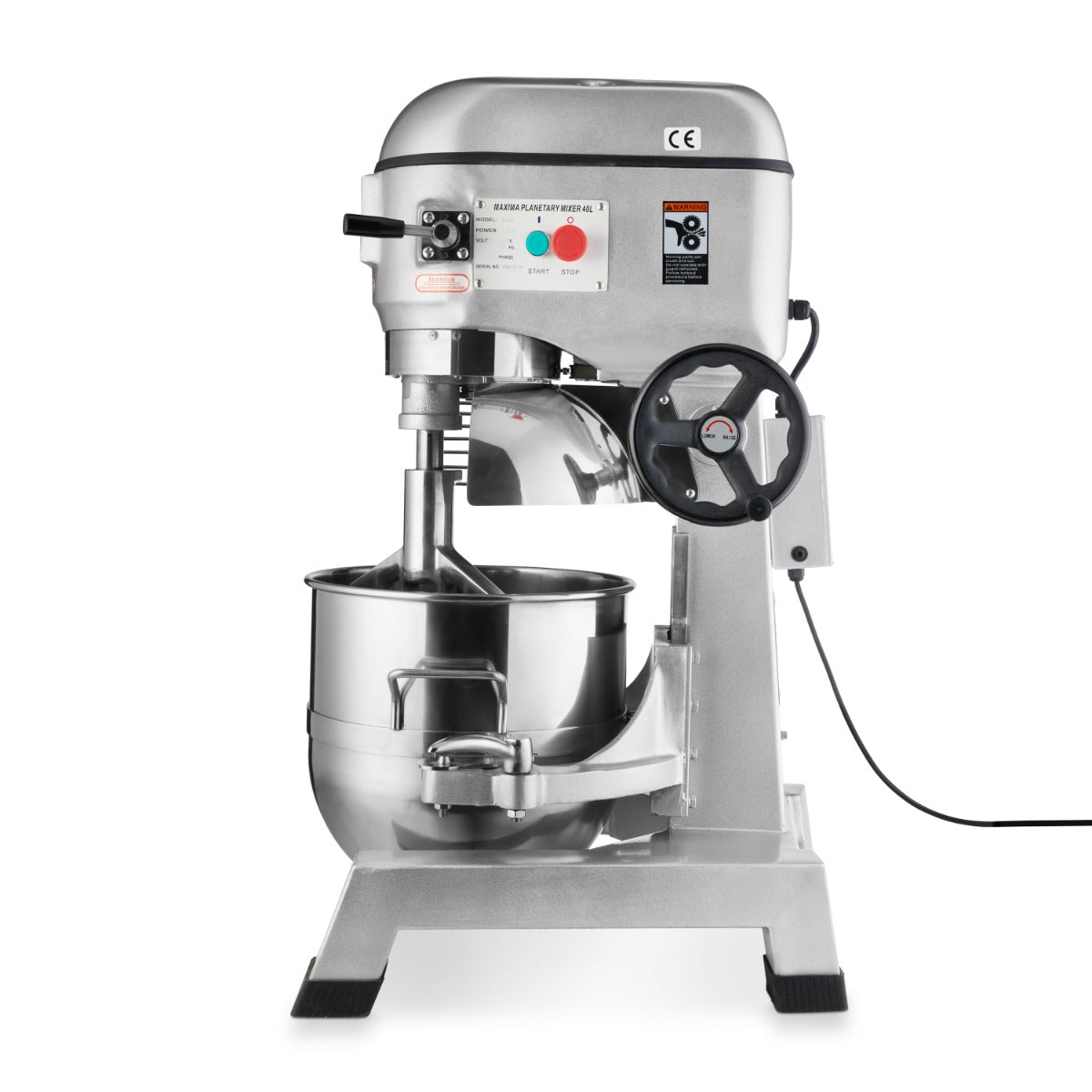 Mezcladora Planetaria - Profesional - 40L - hasta 20kg de Masa - 3 Velocidades