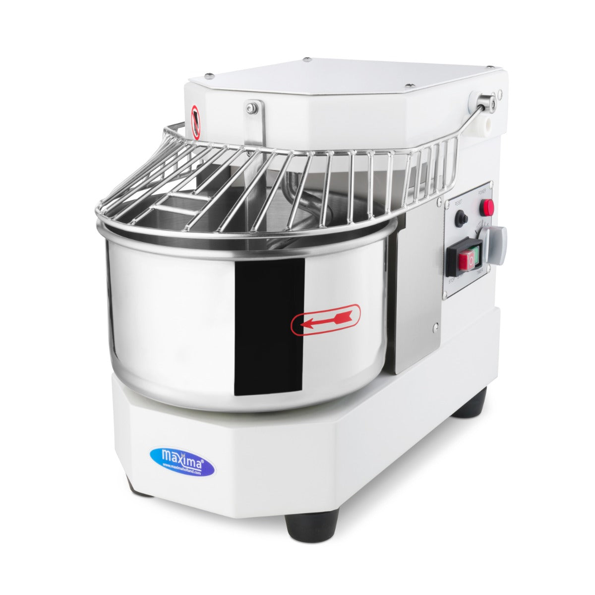 Teigknetmaschine - Professionell - 8L - 4,5kg Teig - Weiß