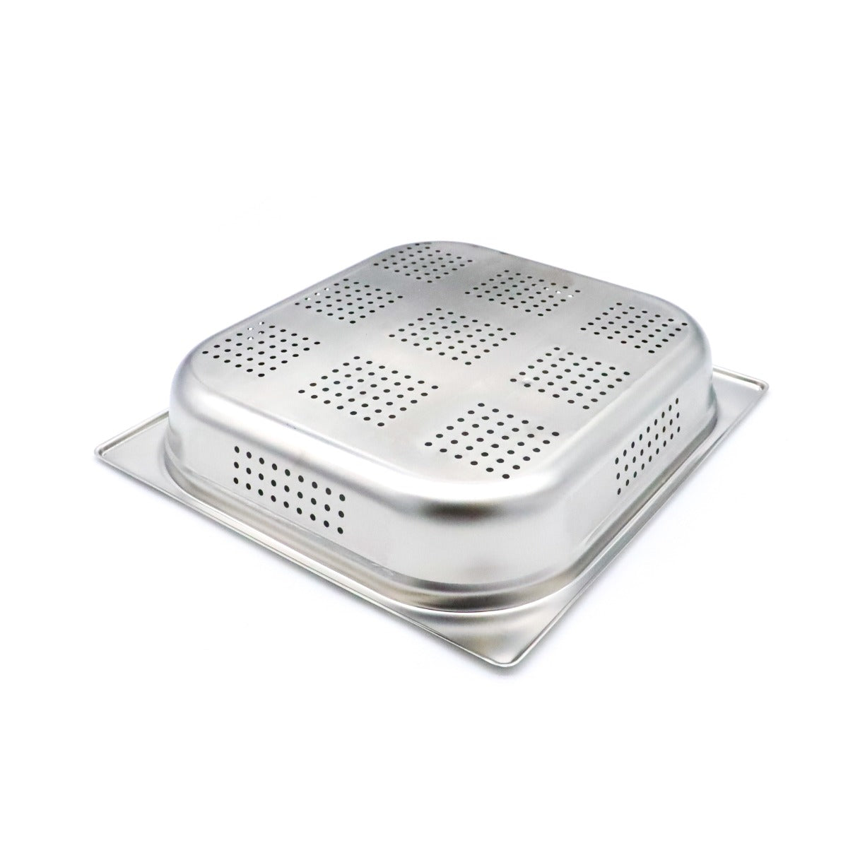 Contenitore Gastronorm - Professionale - 2/3 GN - 6,5cm di Profondità - Acciaio Inox - Forato