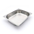 Contenitore Gastronorm - Professionale - 1/2 GN - 6,5cm di Profondità - Acciaio Inox - Forato
