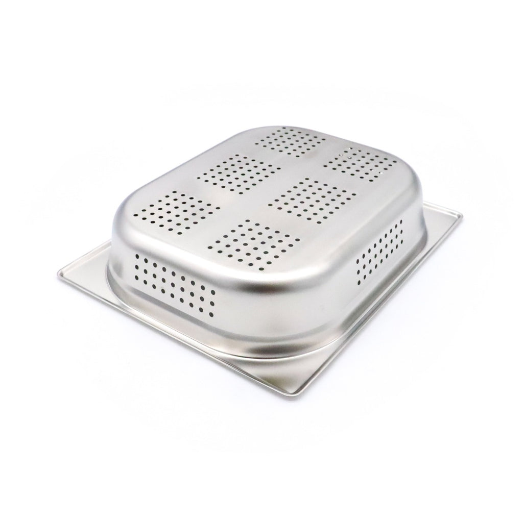 Contenitore Gastronorm - Professionale - 1/2 GN - 6,5cm di Profondità - Acciaio Inox - Forato