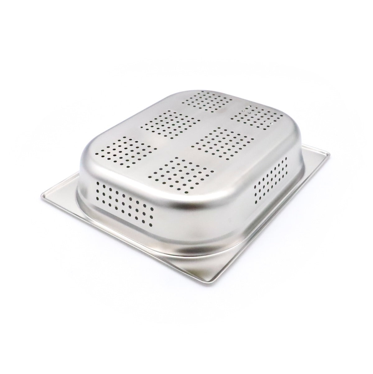 Contenitore Gastronorm - Professionale - 1/2 GN - 6,5cm di Profondità - Acciaio Inox - Forato