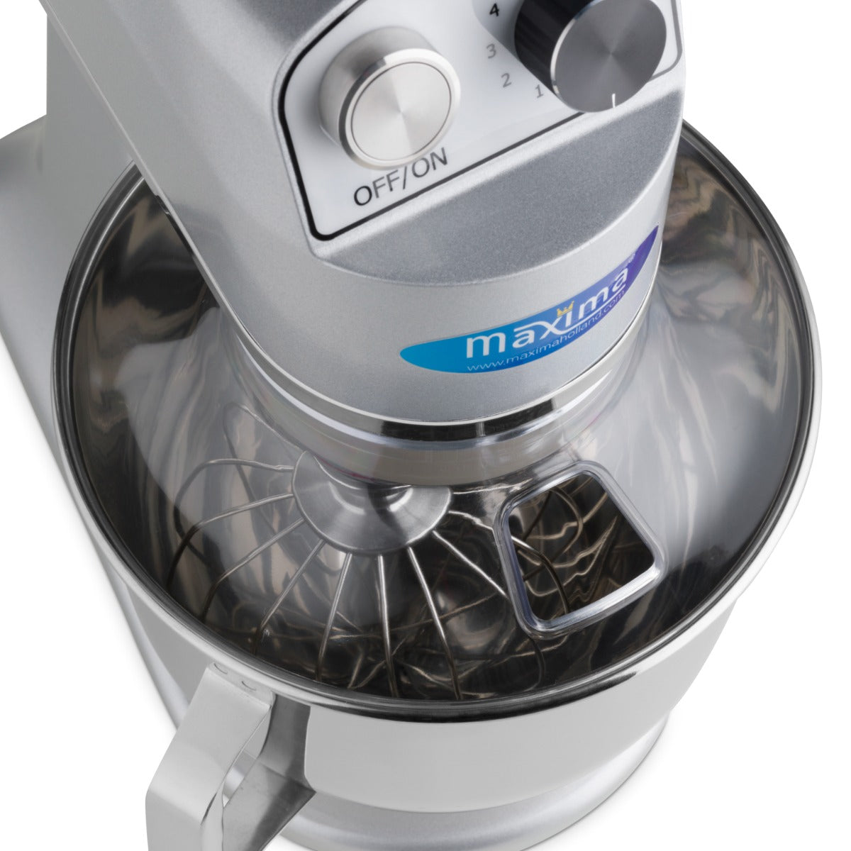 Planetenrührmaschine - Professionell - 7L - bis zu 2kg Teig - Silber