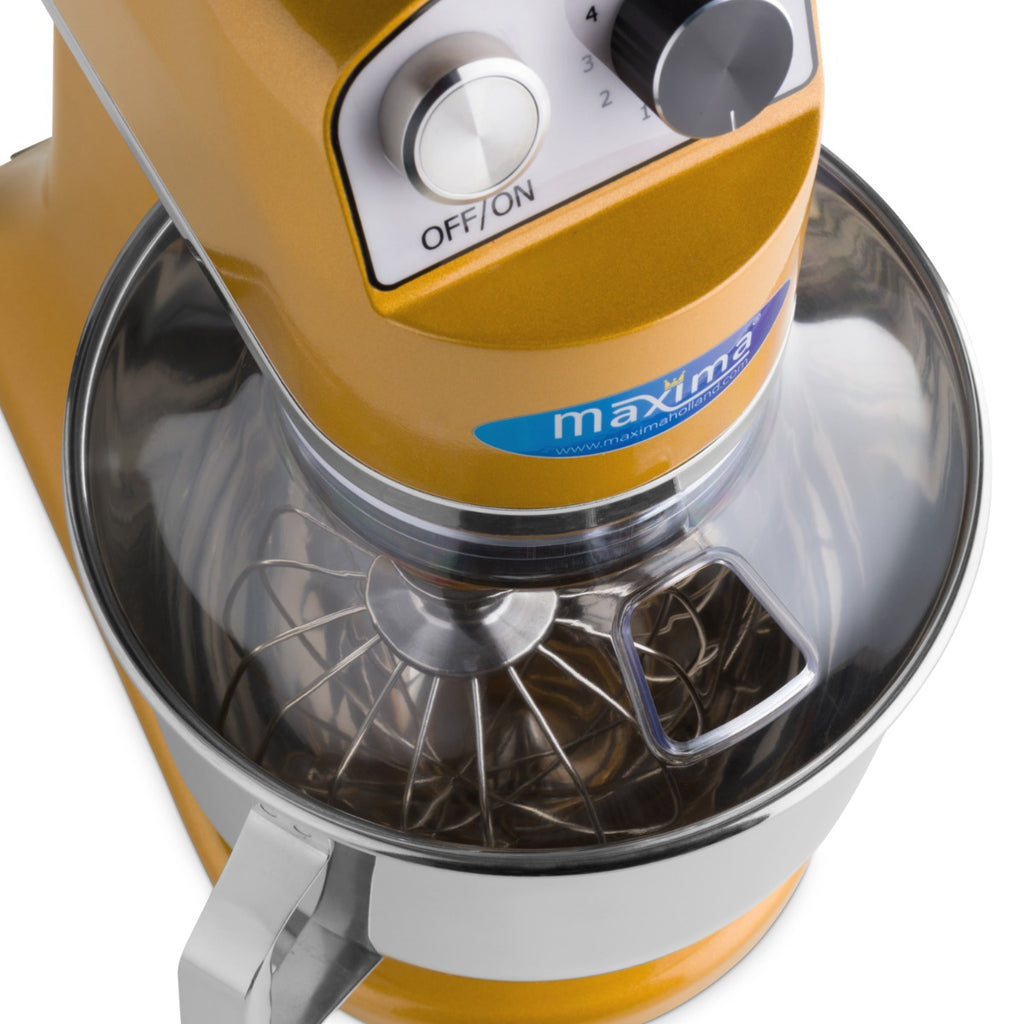 Planetenrührmaschine - Professionell - 7L - bis zu 2kg Teig - Gold