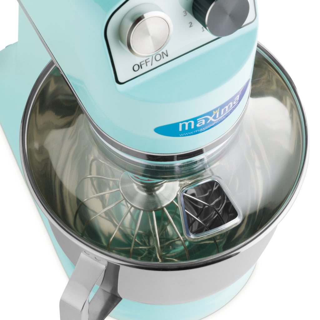 Planetenrührmaschine - Professionell - 7L - Bis 2kg Teig - Blau