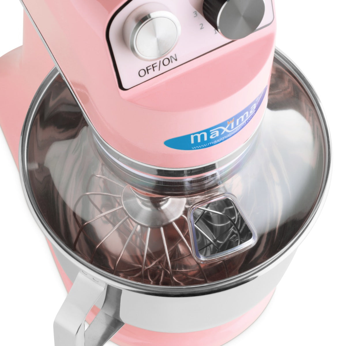 Planetenrührmaschine - Professionell - 7L - Bis 2kg Teig - Rosa