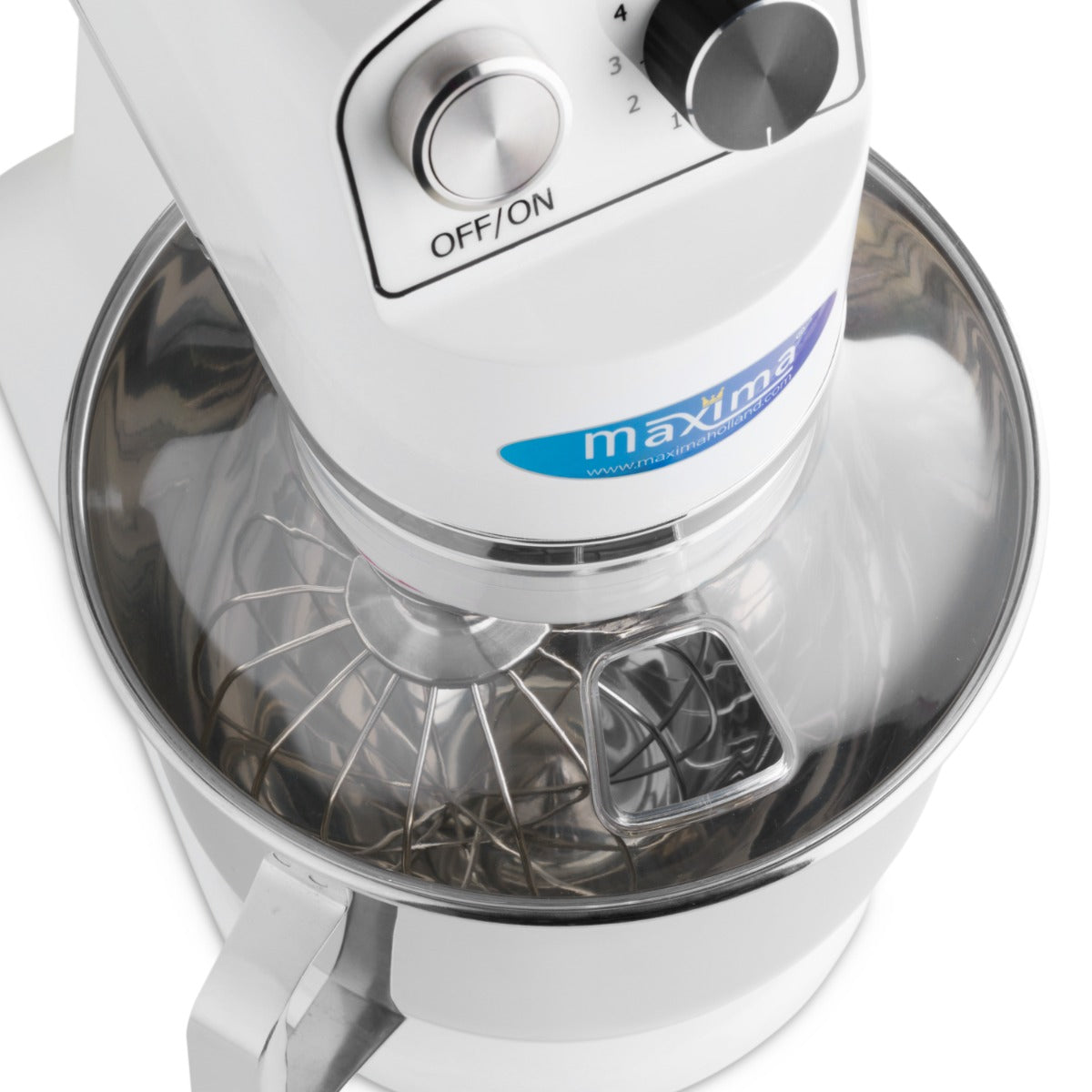 Planetenrührmaschine - Professionell - 7L - bis 2kg Teig - Weiß