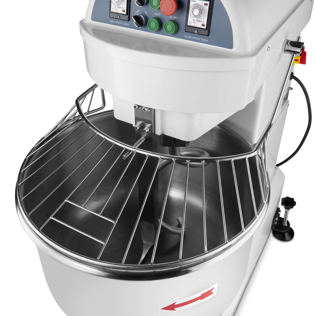 Amassadeira em espiral - Profissional - 100L - 64kg de massa - 2 velocidades - 400V