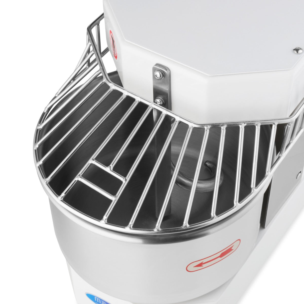 Teigknetmaschine - Professionell - 8L - 4,5kg Teig - Weiß