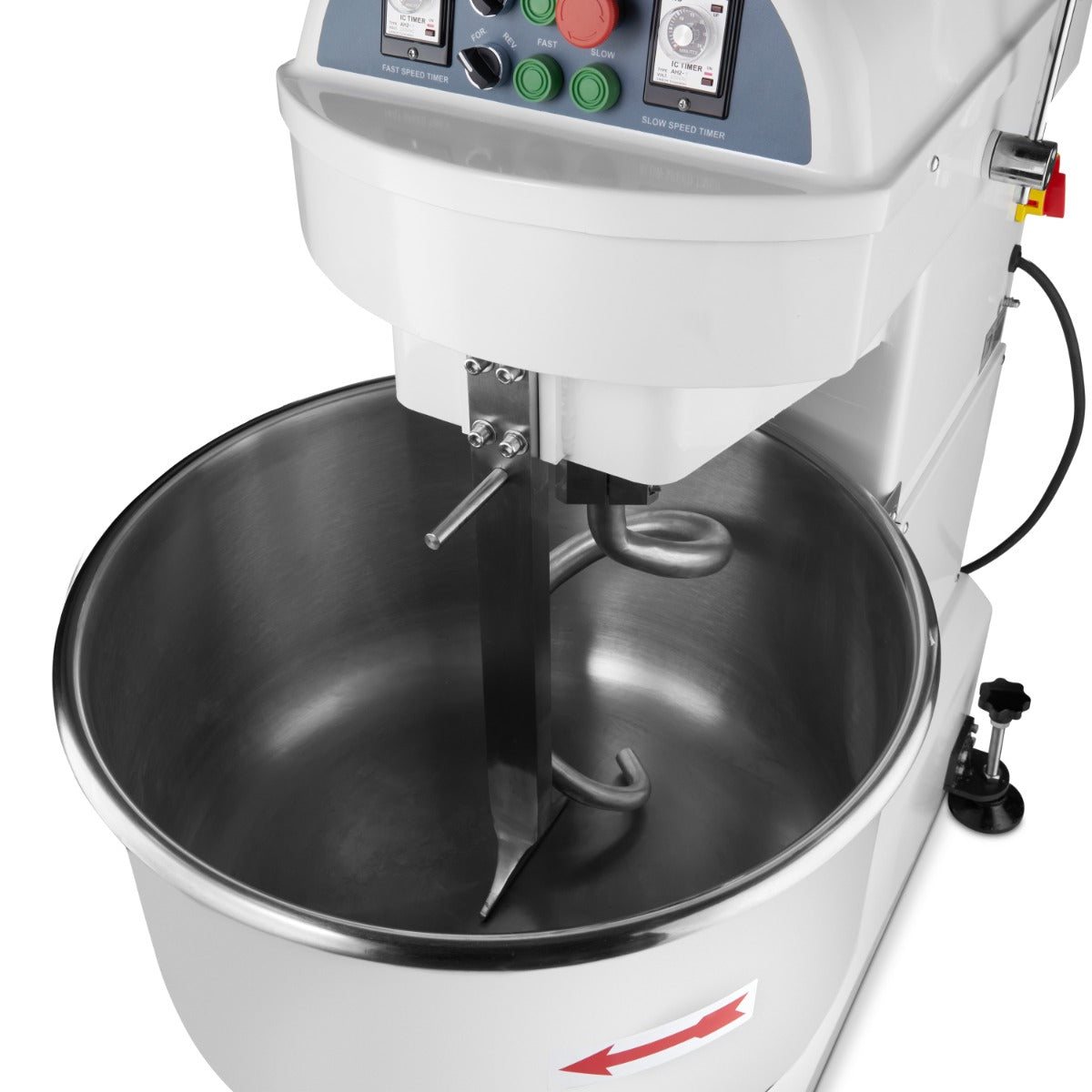 Amasadora - Profesional - 130L - 80kg Masa - 2 Velocidades - 400V