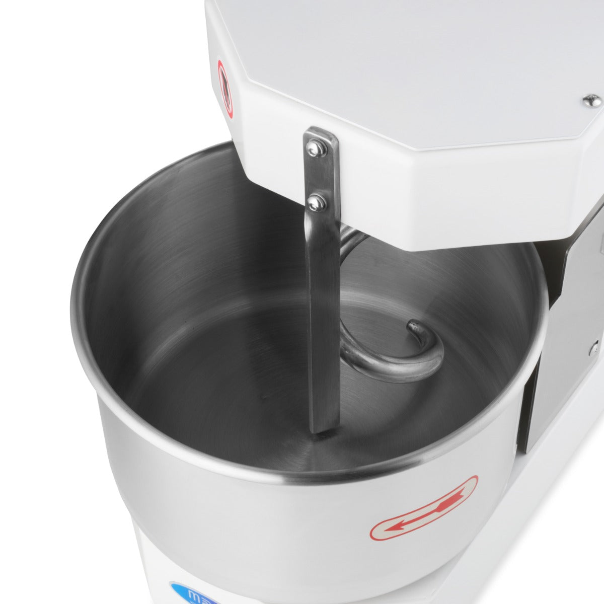Teigknetmaschine - Professionell - 8L - 4,5kg Teig - Weiß
