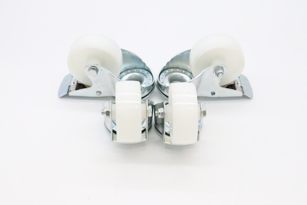 Wheels set for Table Steamer - Profesional - 2 with brackes - 4.3 Inch / 11 cm