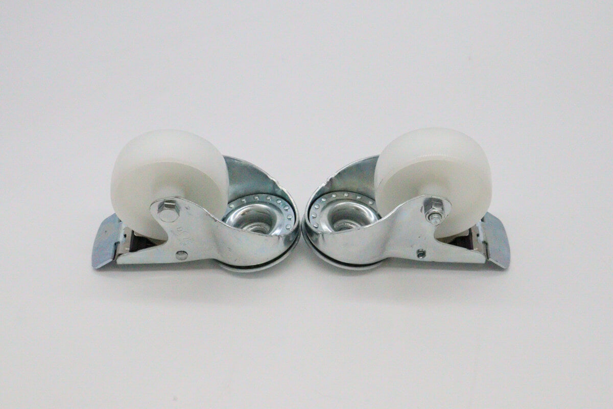 Wheels set for Table Steamer - Profesional - 2 with brackes - 4.3 Inch / 11 cm