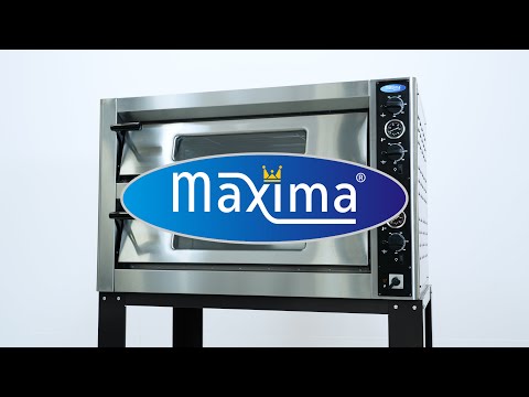 Pizzaofen - Professionell - für 12 Pizzen mit Ø30cm - Doppeletage