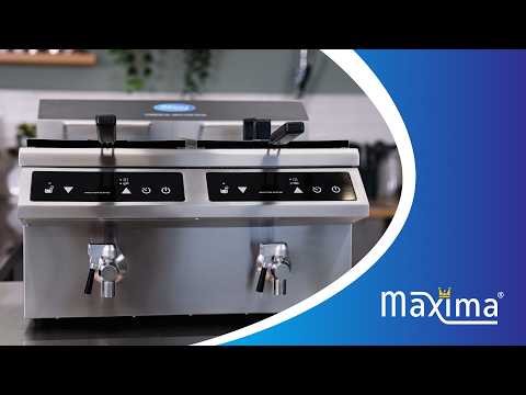 Induktionsfritteuse - Professionell - 8L - 1 Korb - Mit Ablasshahn