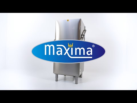 Máquina de lavar loiça de capota - Profissional - 50x50cm - com bombas de escoamento, abrilhantador e detergente - 400V