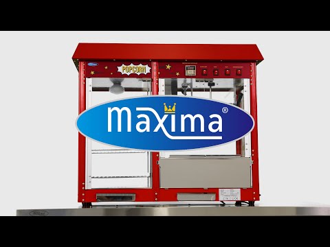 Máquina de palomitas - Profesional - 150gr - con vitrina de calentamiento