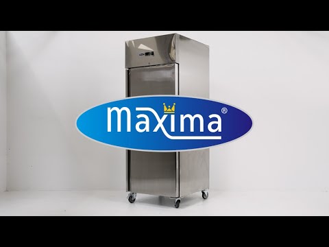 Frigorífico - Profesional - 700L - 3 Estantes Regulables (2/1 GN) - sobre Ruedas - Acero Inoxidable