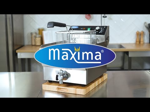 Freidora - Profesional - 2 x 16L - 2 Cestas - con Grifo de Vaciado