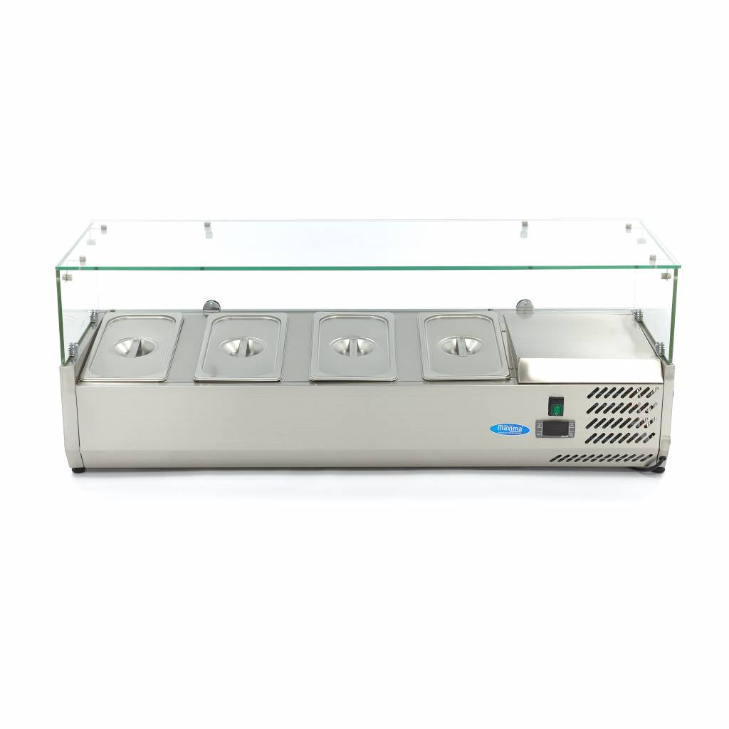 Kühlaufsatz - Professionell - 120cm - für 4 x 1/3 GN