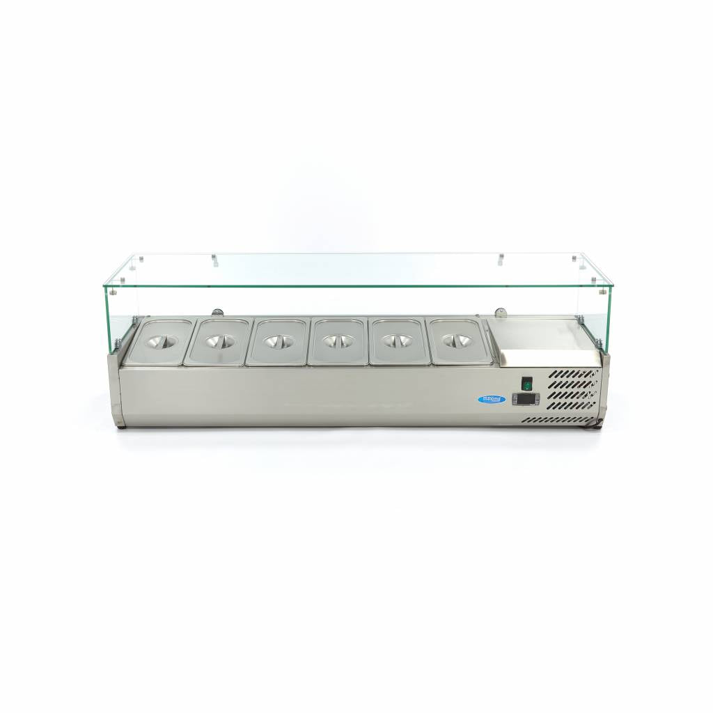 Vitrinas Refrigeradas Superior - Profesional - 140cm - para 6 x 1/3 GN