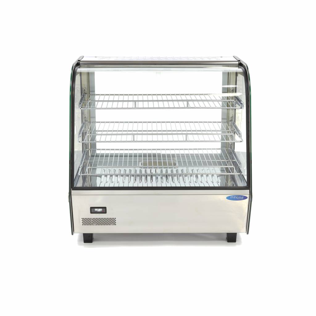 Vetrina riscaldata per alimenti - Professionale - 120L - 67,8cm - 3 ripiani