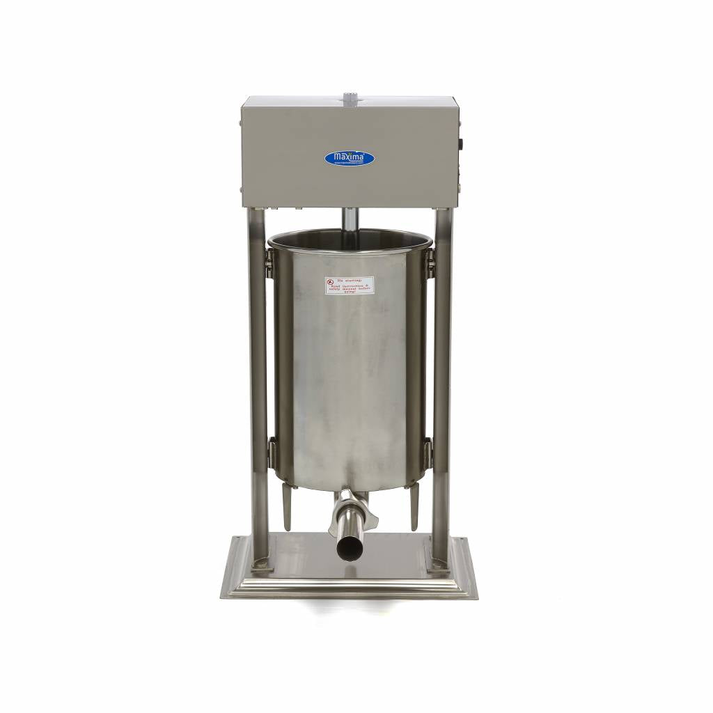 Wurstfüller - Professionell - 20L - Automatisch - Vertikal - Inklusive 4 Füllrohre